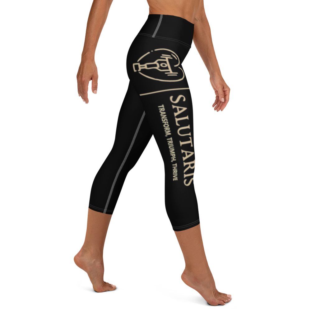 Salutaris Yoga Capri Leggings - Salutaris Health and Fitness