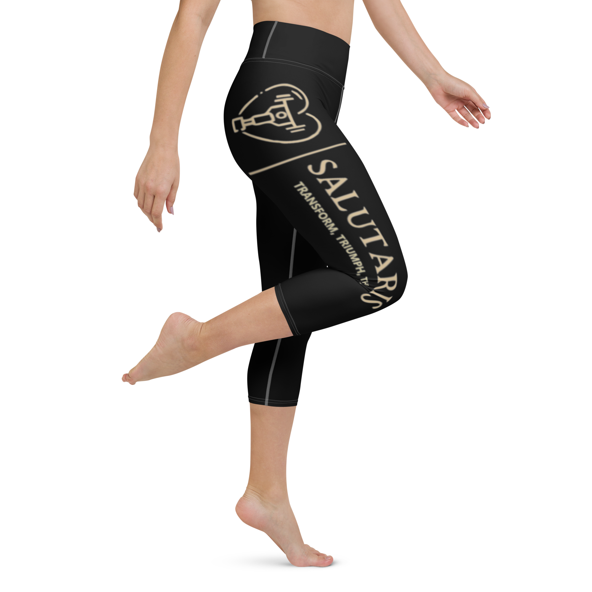 Salutaris Yoga Capri Leggings - Salutaris Health and Fitness