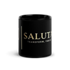 Salutaris Black Glossy Mug