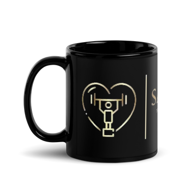 Salutaris Black Glossy Mug