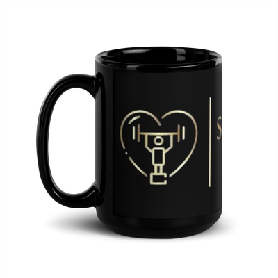 Salutaris Black Glossy Mug