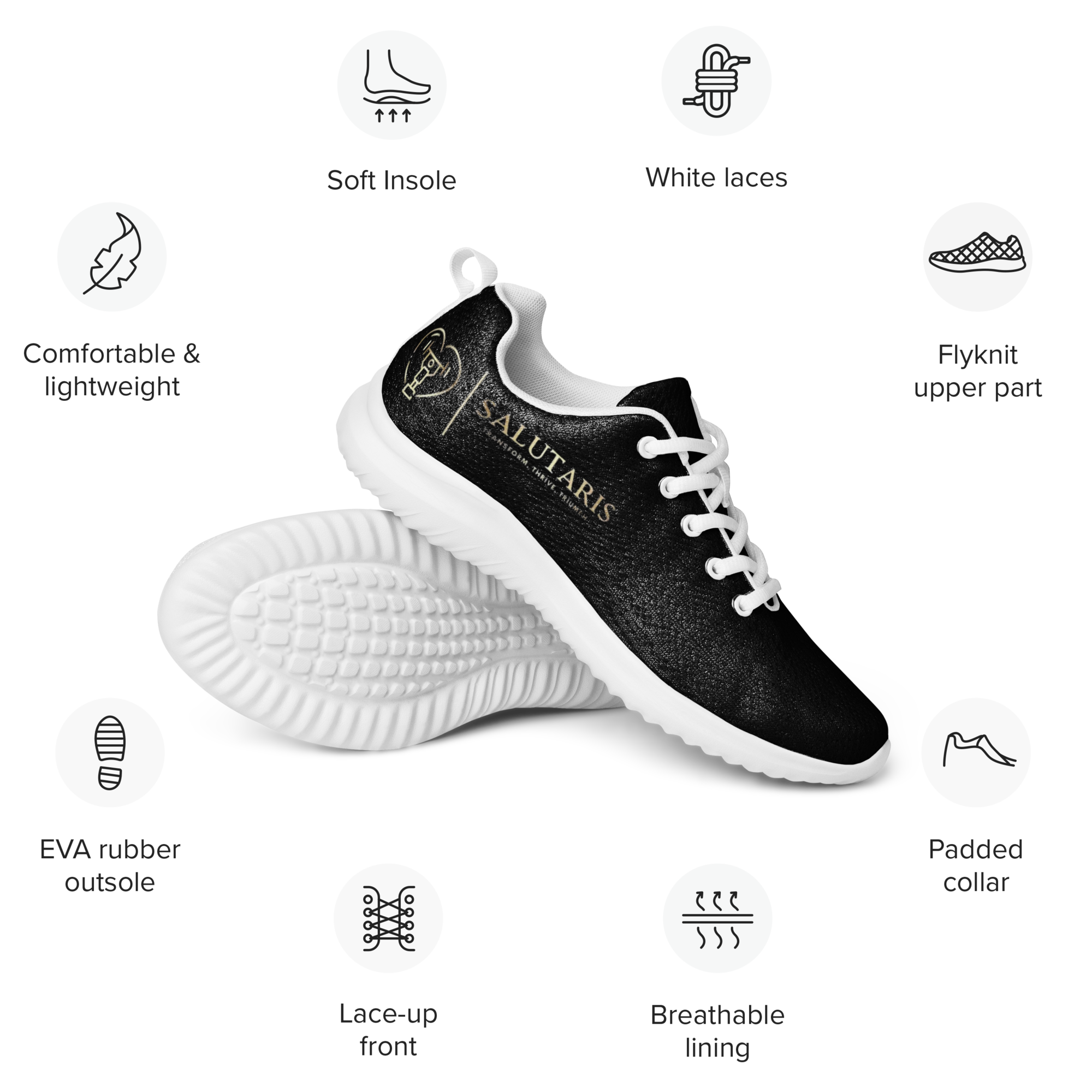 Salutaris Men’s Athletic Shoes - Salutaris Health and Fitness