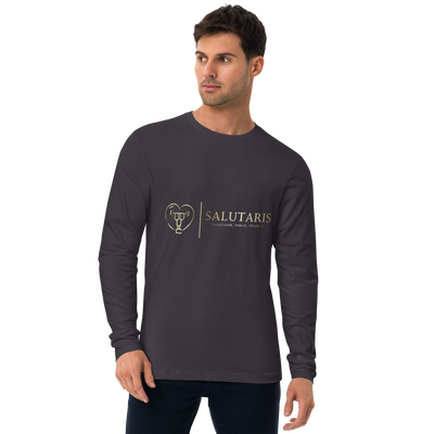 Salutaris Men's Long Sleeve Fitted Crew