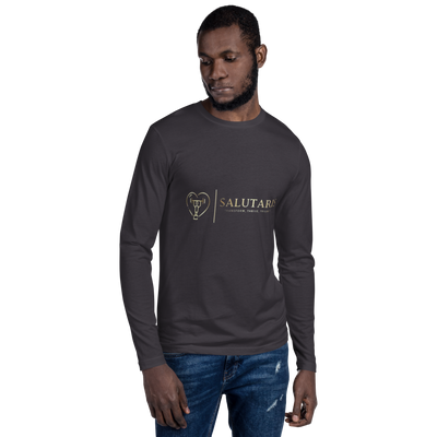 Salutaris Men's Long Sleeve Fitted Crew