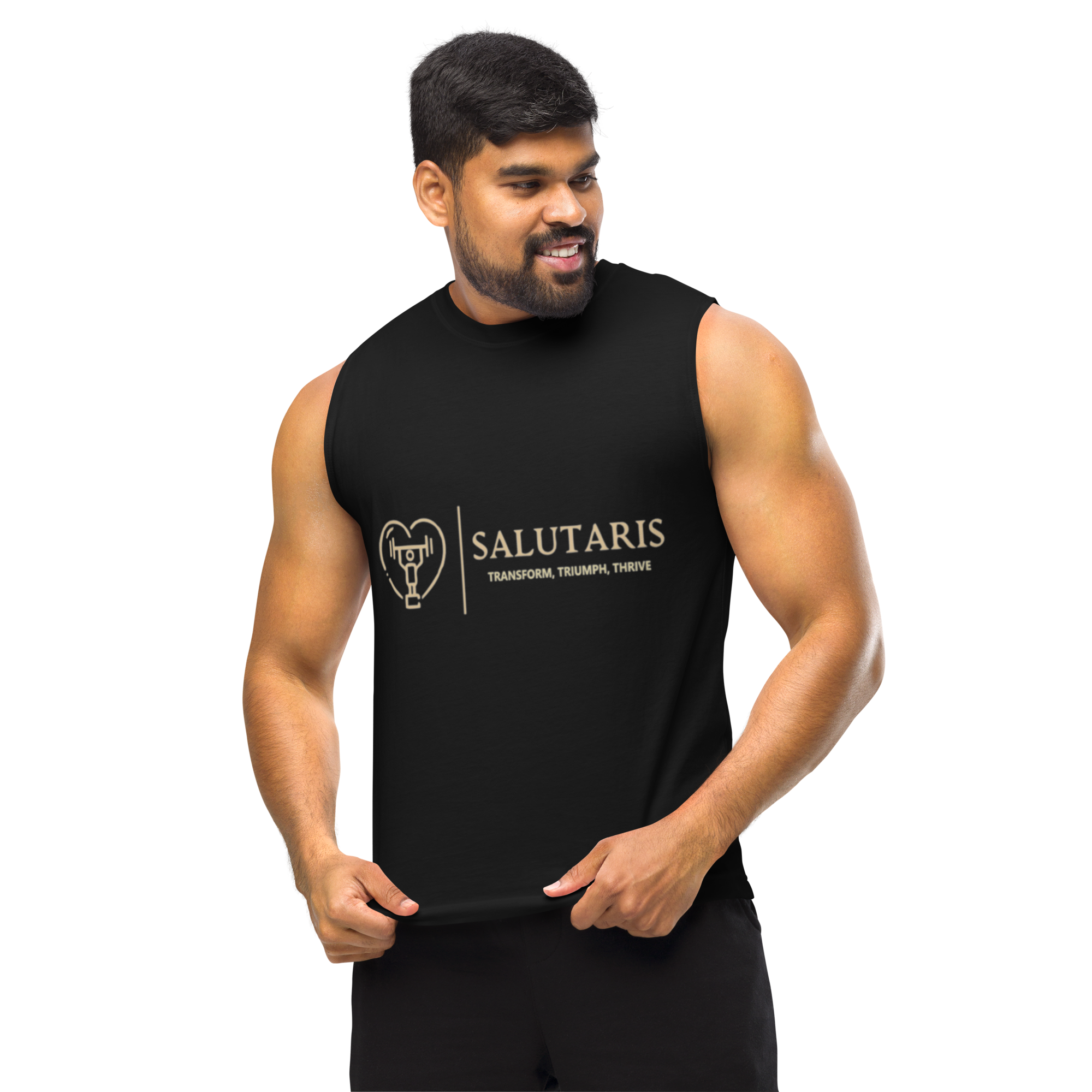 Salutaris Men's Muscle Shirt - Salutaris Health and Fitness