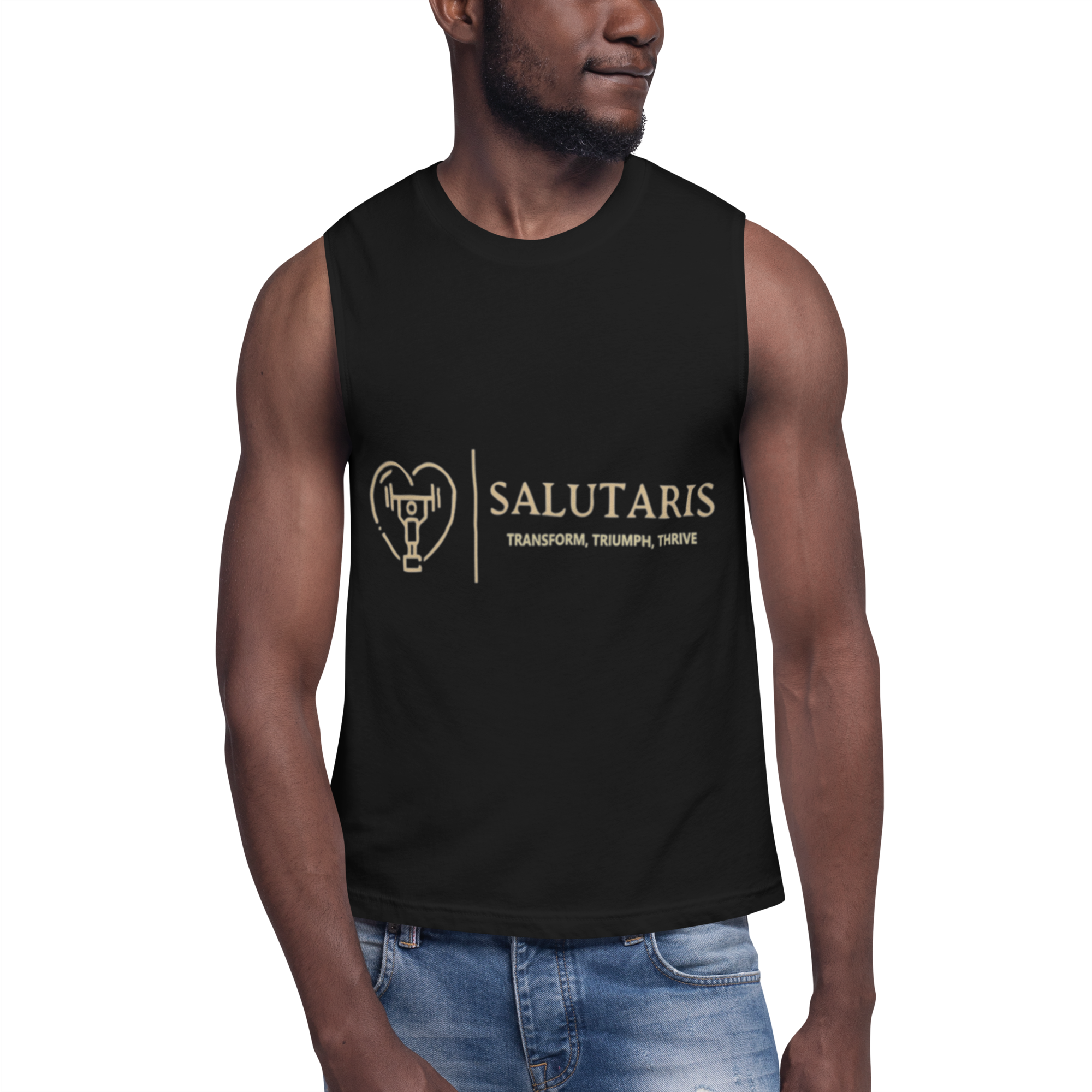 Salutaris Men's Muscle Shirt - Salutaris Health and Fitness