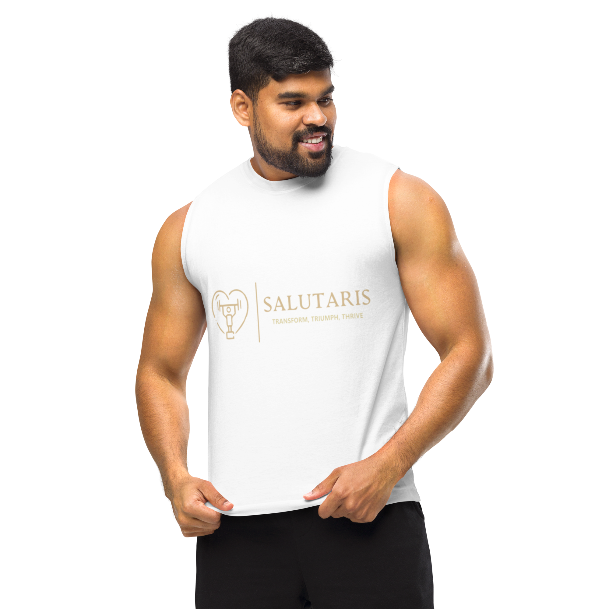Salutaris Men's Muscle Shirt - Salutaris Health and Fitness