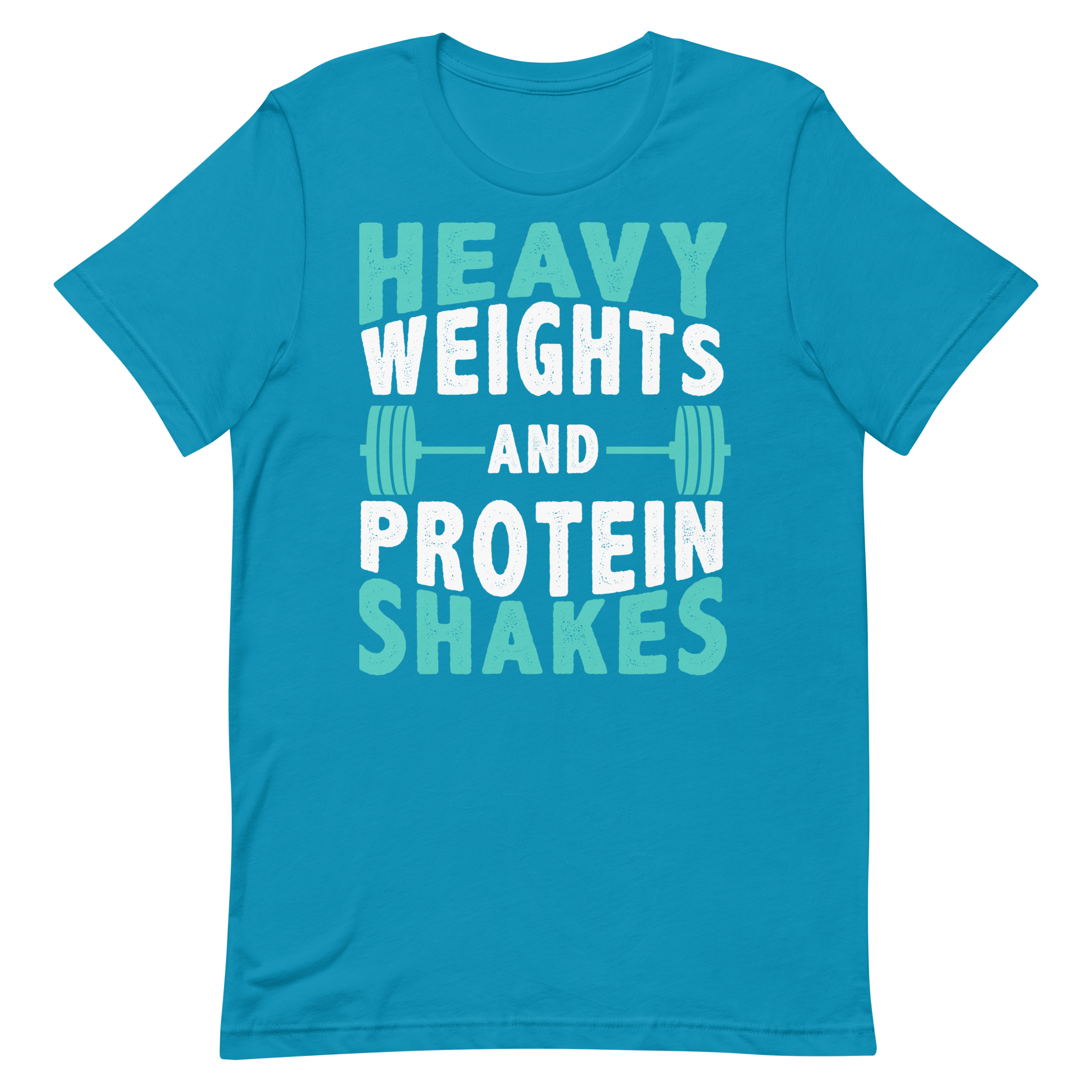Heavy Weights and Protein Shakes Unisex T-Shirt - Salutaris Health and Fitness