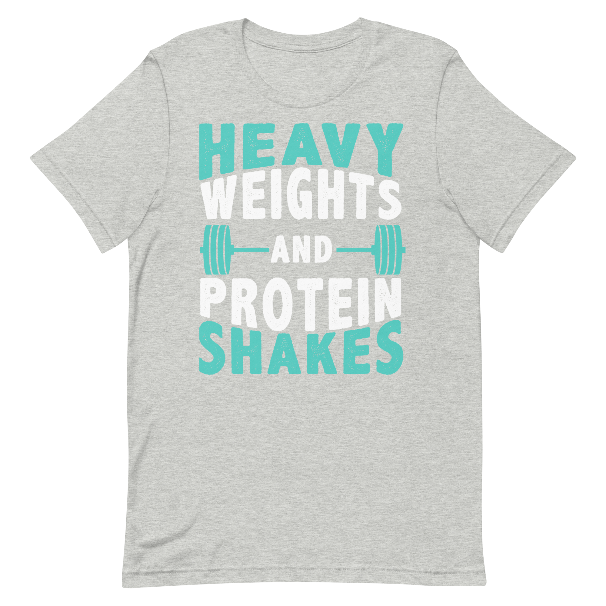 Heavy Weights and Protein Shakes Unisex T-Shirt - Salutaris Health and Fitness
