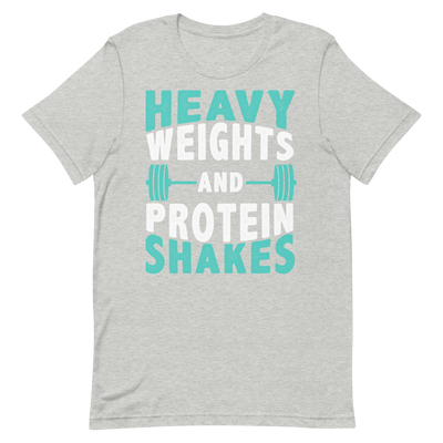 Heavy Weights and Protein Shakes Unisex T-Shirt