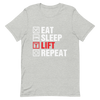 Eat Sleep Lift Repeat Unisex T-Shirt