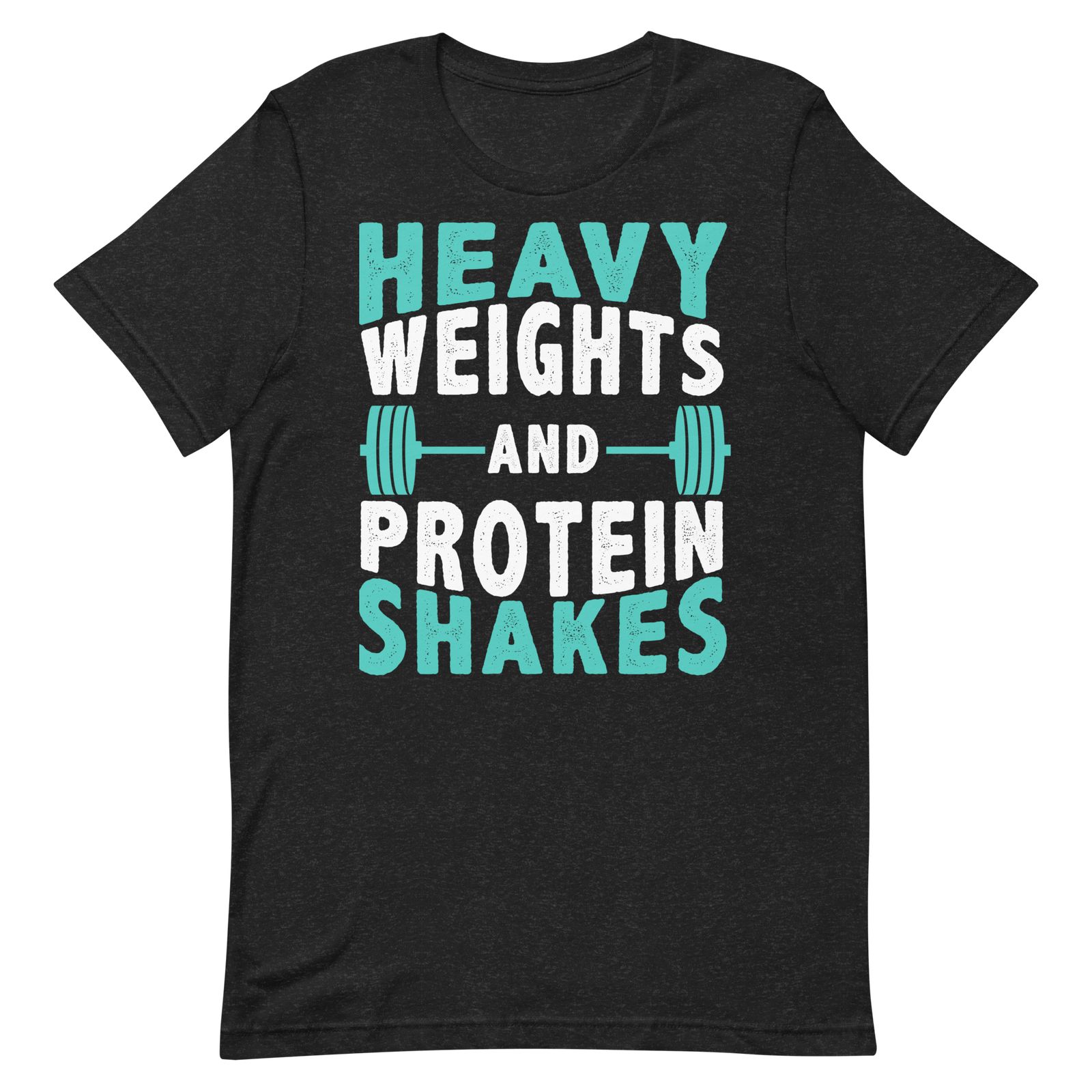 Heavy Weights and Protein Shakes Unisex T-Shirt - Salutaris Health and Fitness