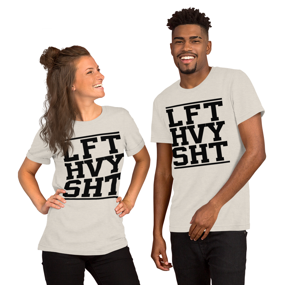 LFT HVY SHT Unisex T-Shirt - Salutaris Health and Fitness