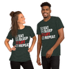 Eat Sleep Lift Repeat Unisex T-Shirt