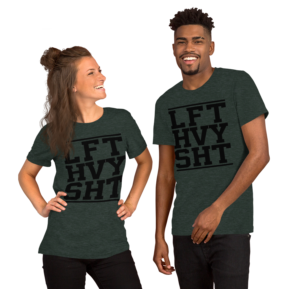 LFT HVY SHT Unisex T-Shirt - Salutaris Health and Fitness