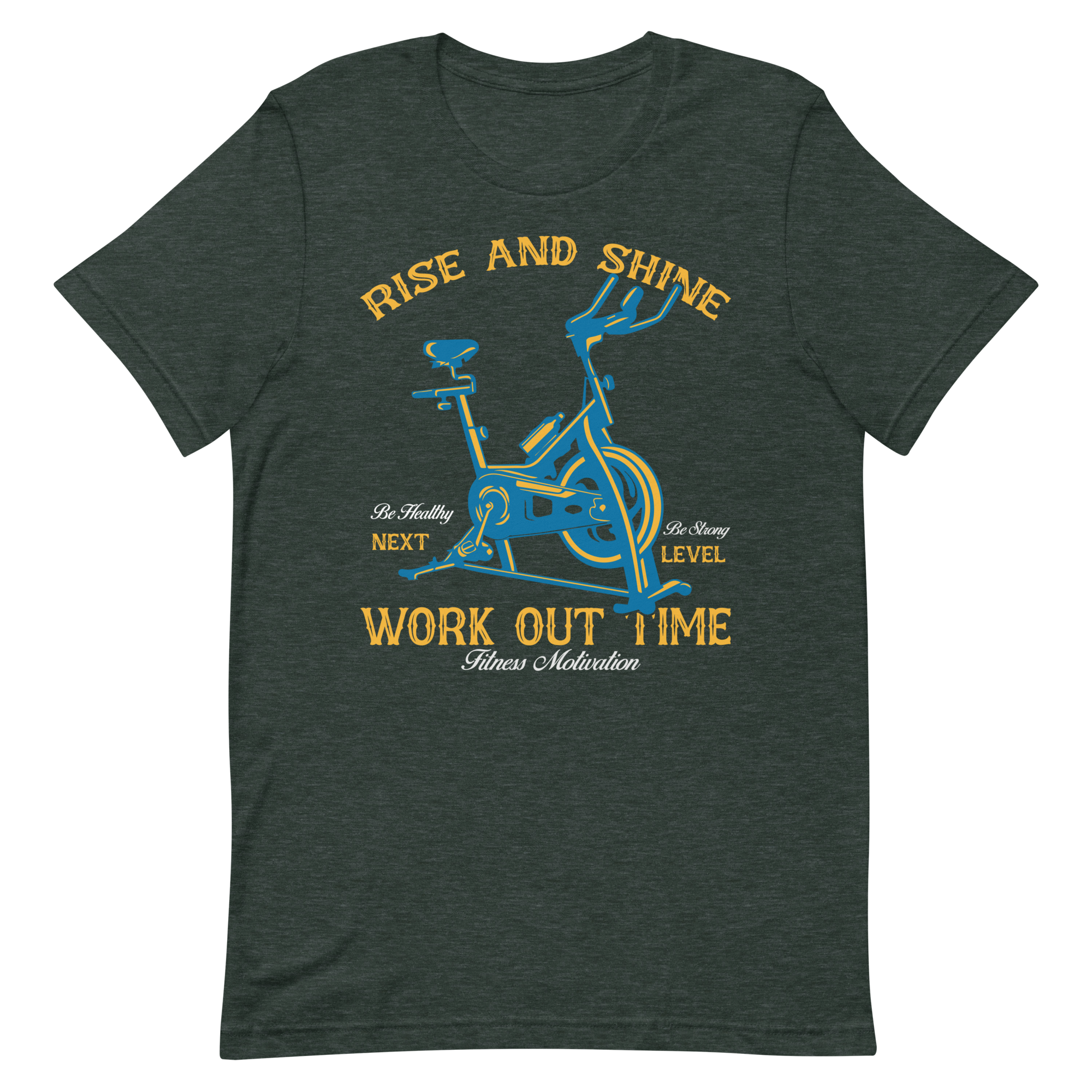 Rise and Shine Workout Time Unisex T-Shirt - Salutaris Health and Fitness