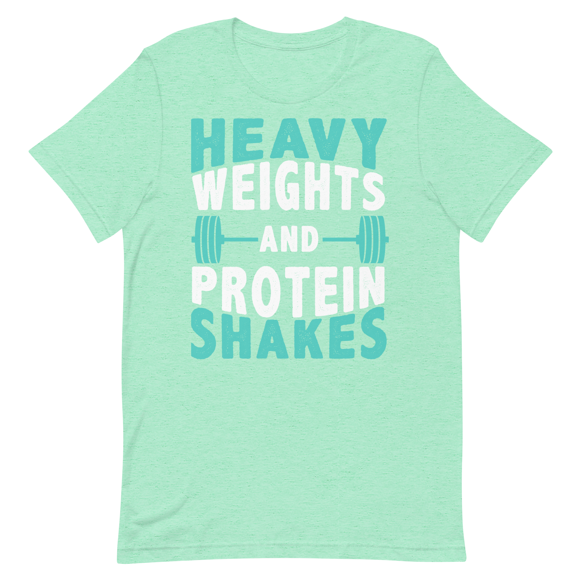 Heavy Weights and Protein Shakes Unisex T-Shirt - Salutaris Health and Fitness