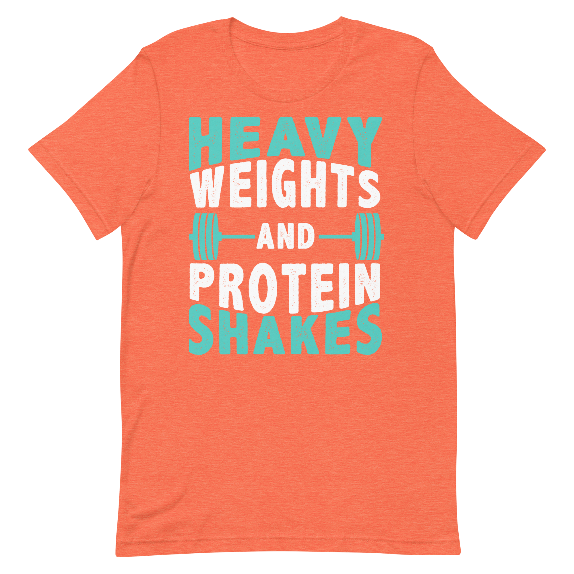 Heavy Weights and Protein Shakes Unisex T-Shirt - Salutaris Health and Fitness