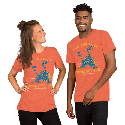 Rise and Shine Workout Time Unisex T-Shirt