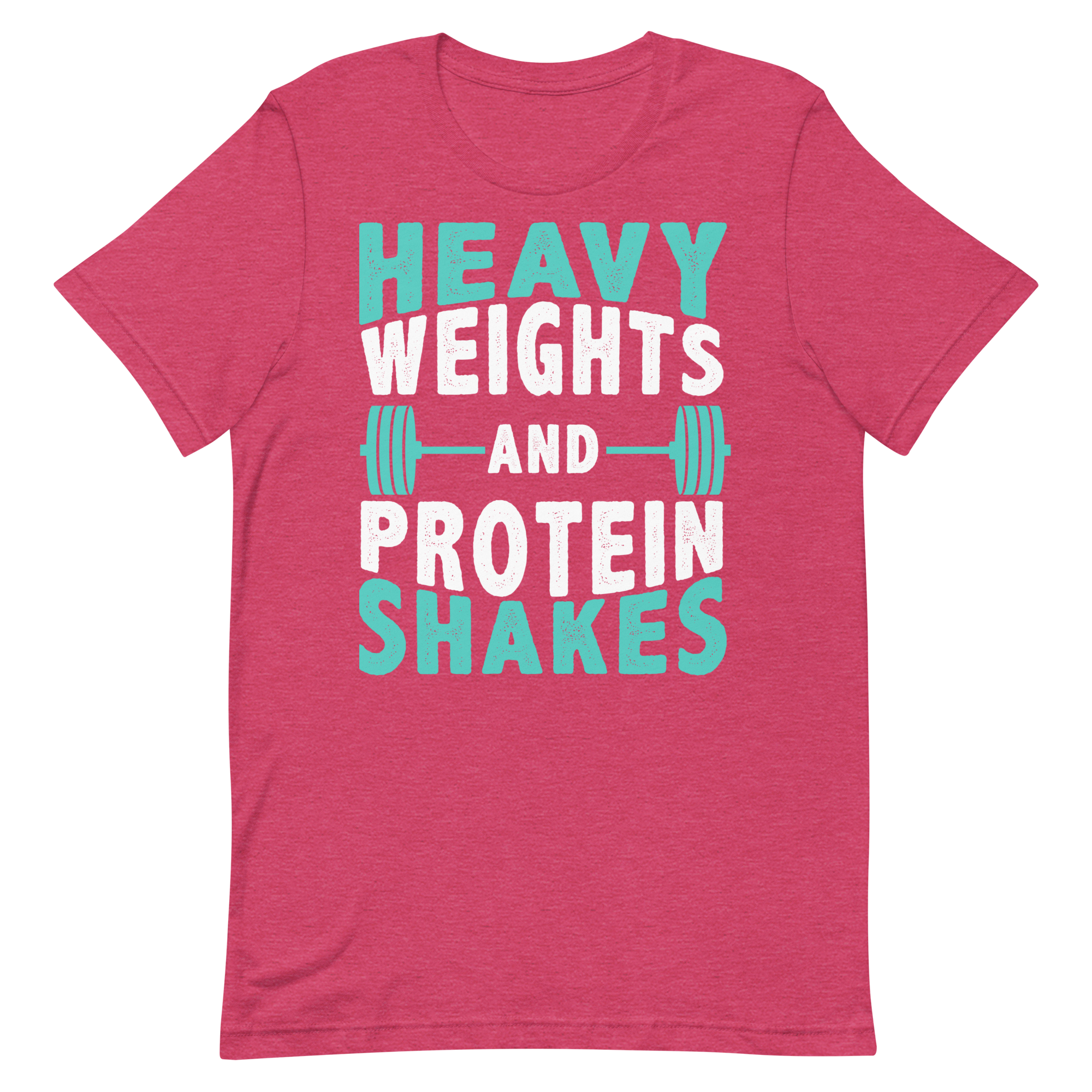Heavy Weights and Protein Shakes Unisex T-Shirt - Salutaris Health and Fitness