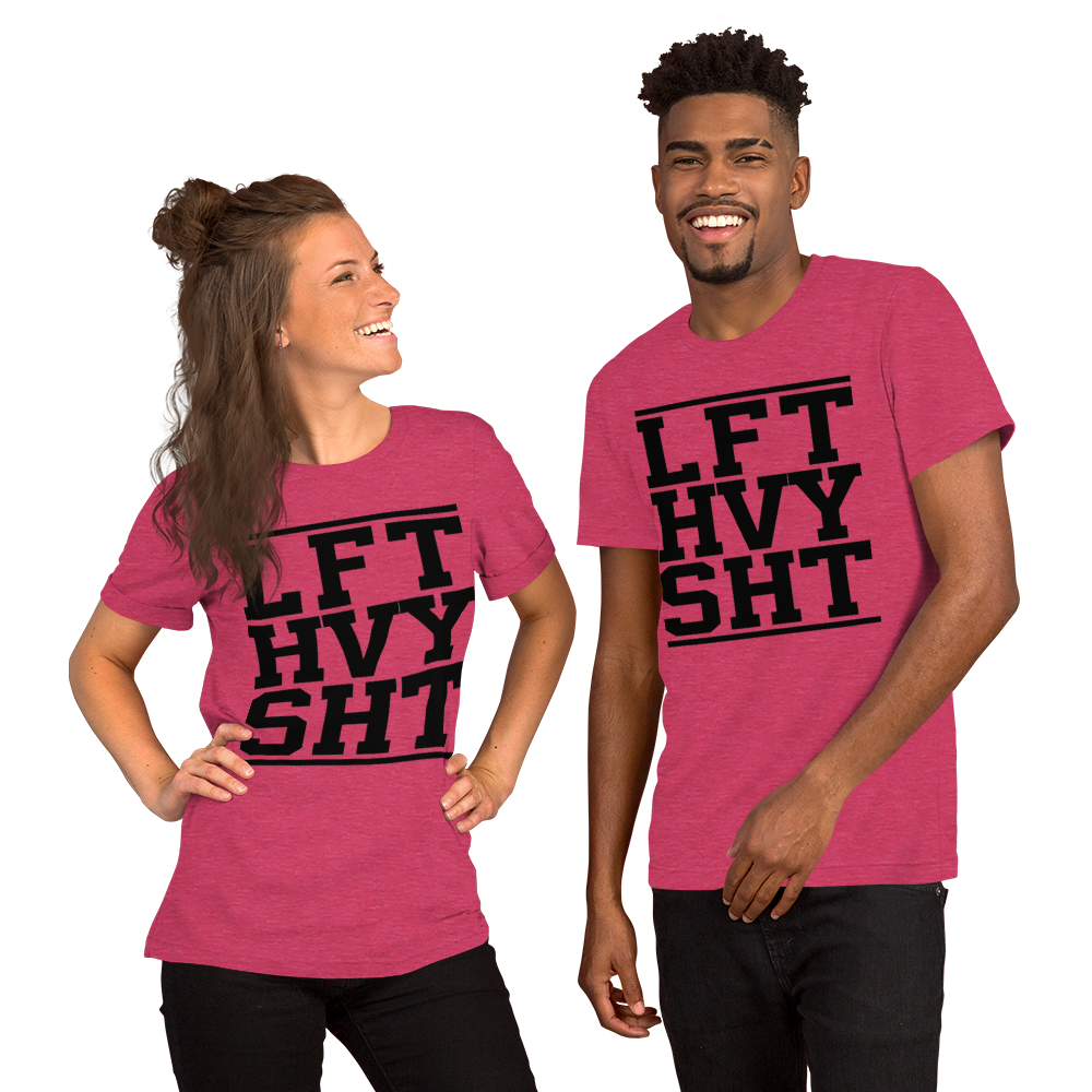 LFT HVY SHT Unisex T-Shirt - Salutaris Health and Fitness