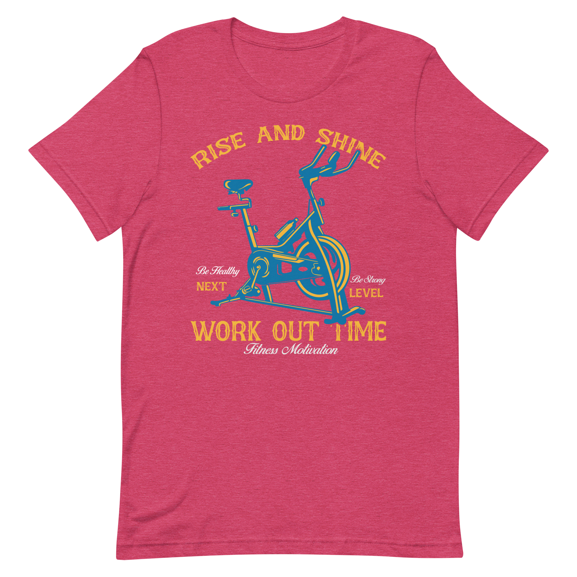 Rise and Shine Workout Time Unisex T-Shirt - Salutaris Health and Fitness