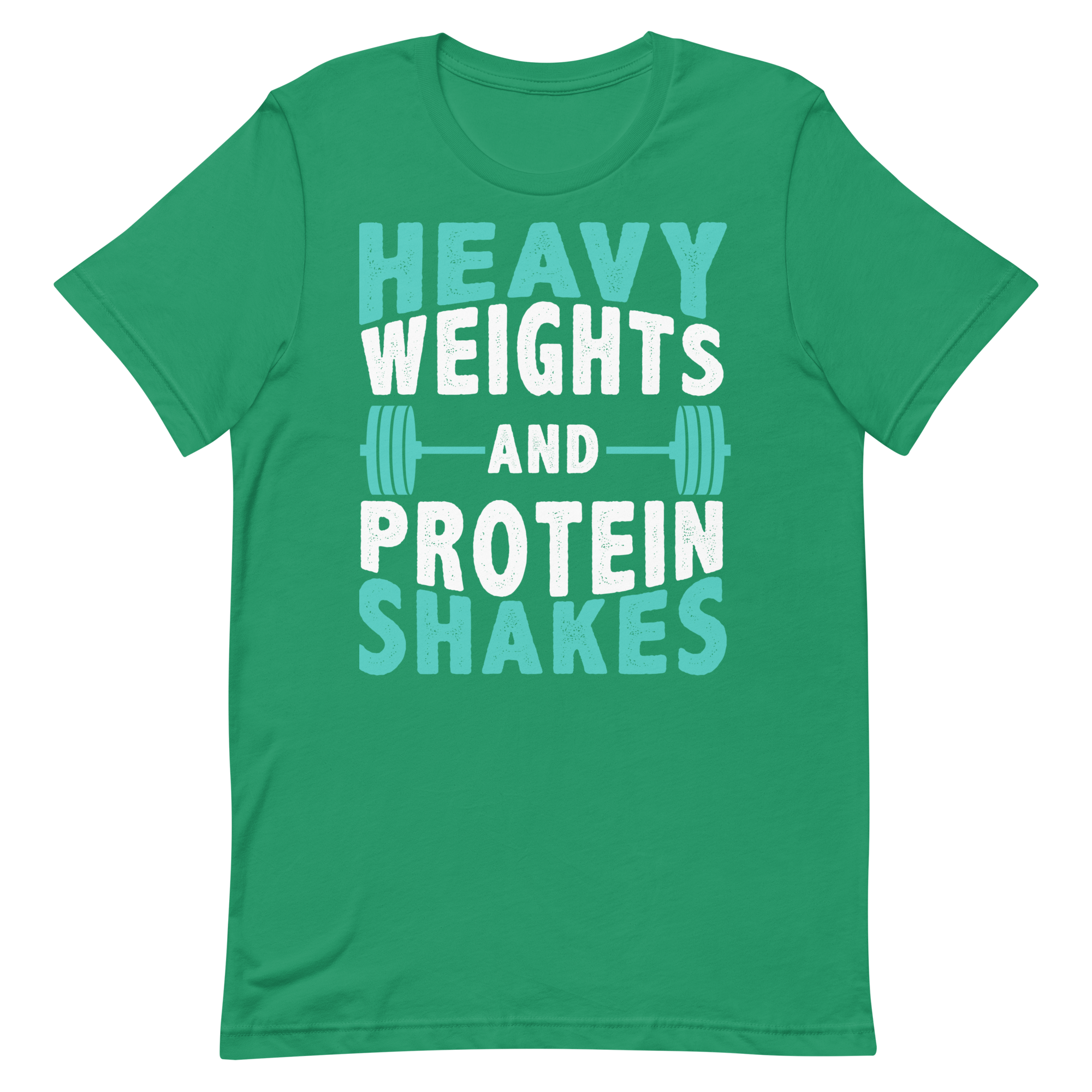 Heavy Weights and Protein Shakes Unisex T-Shirt - Salutaris Health and Fitness