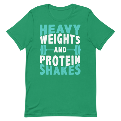 Heavy Weights and Protein Shakes Unisex T-Shirt