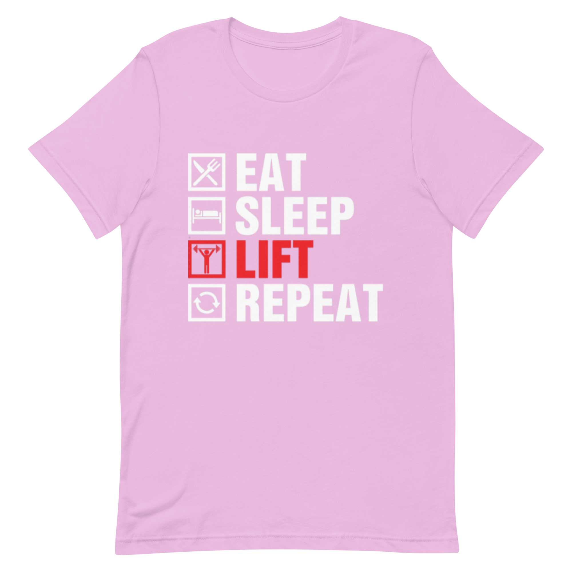 Eat Sleep Lift Repeat Unisex T-Shirt - Salutaris Health and Fitness