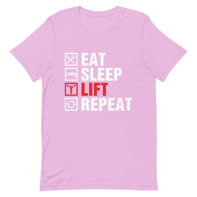 Eat Sleep Lift Repeat Unisex T-Shirt