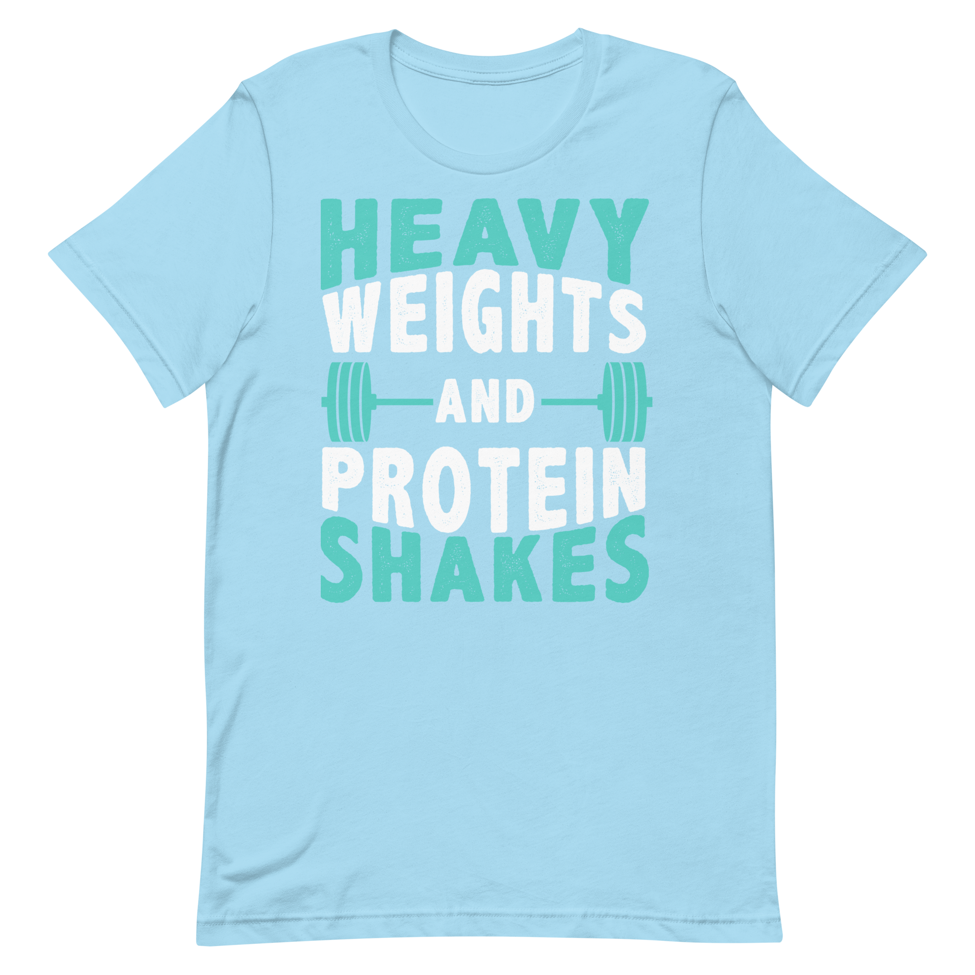 Heavy Weights and Protein Shakes Unisex T-Shirt - Salutaris Health and Fitness