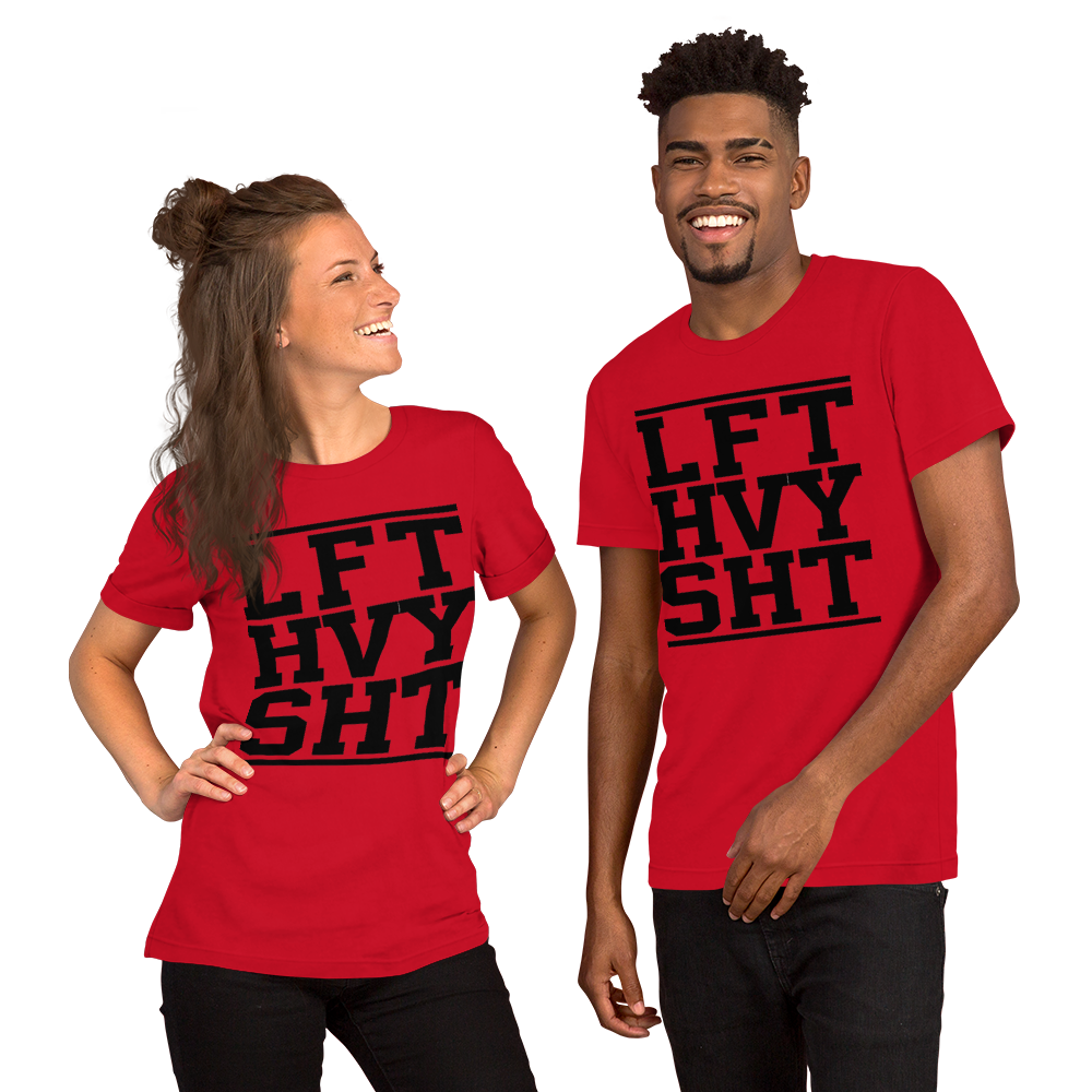 LFT HVY SHT Unisex T-Shirt - Salutaris Health and Fitness