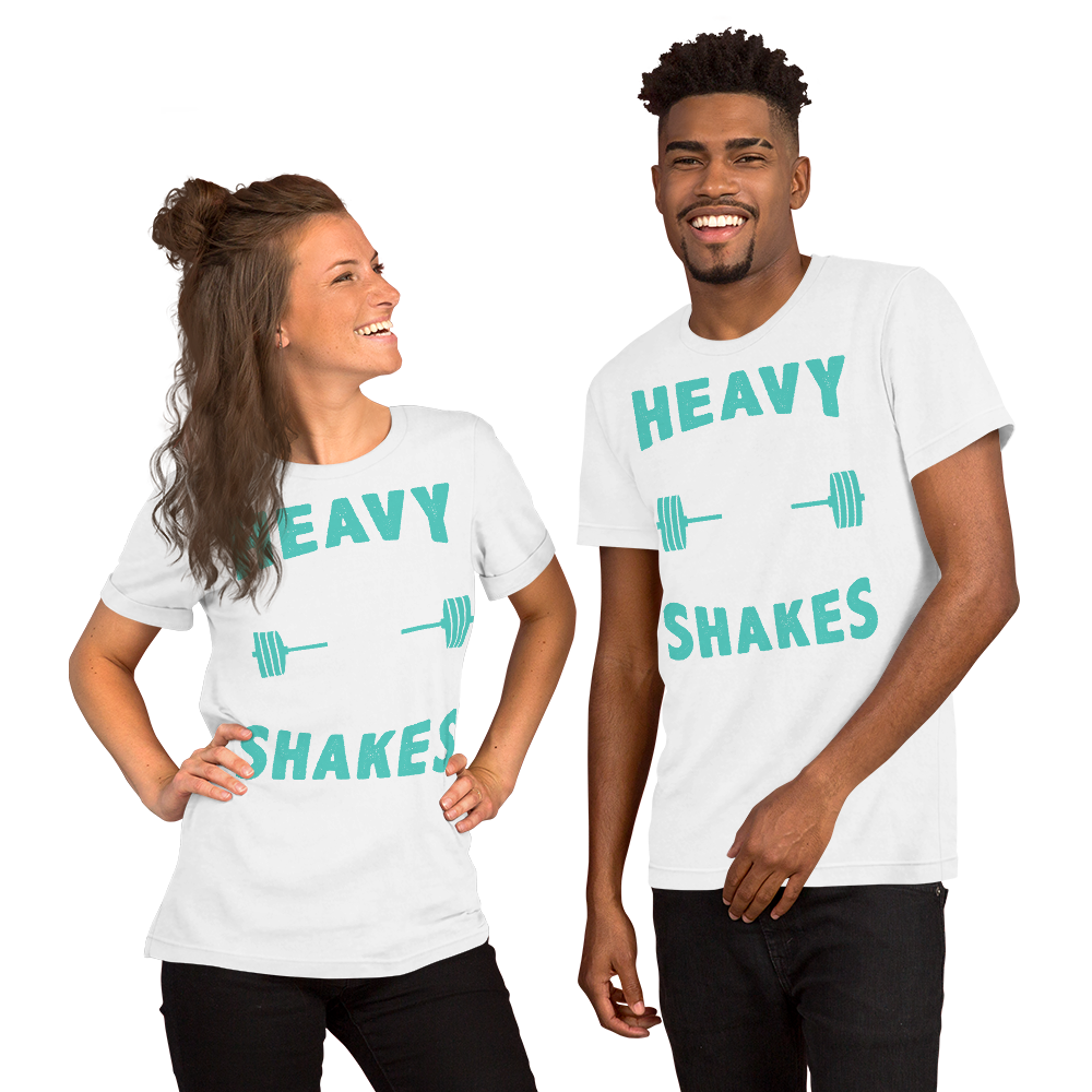 Heavy Weights and Protein Shakes Unisex T-Shirt - Salutaris Health and Fitness