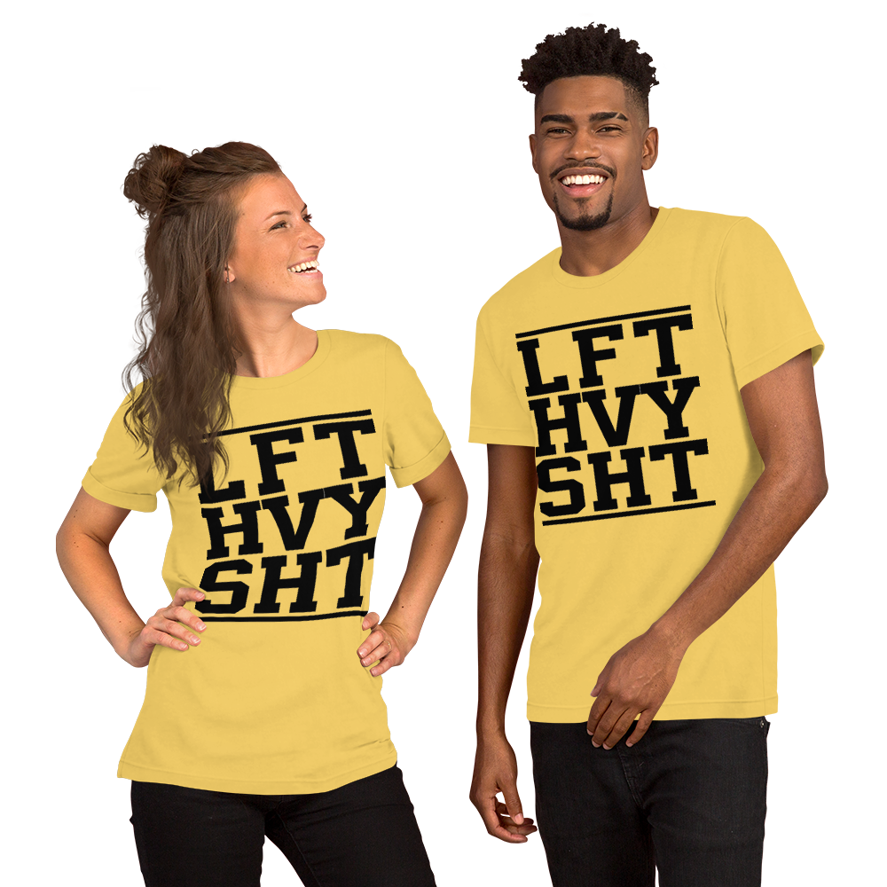 LFT HVY SHT Unisex T-Shirt - Salutaris Health and Fitness