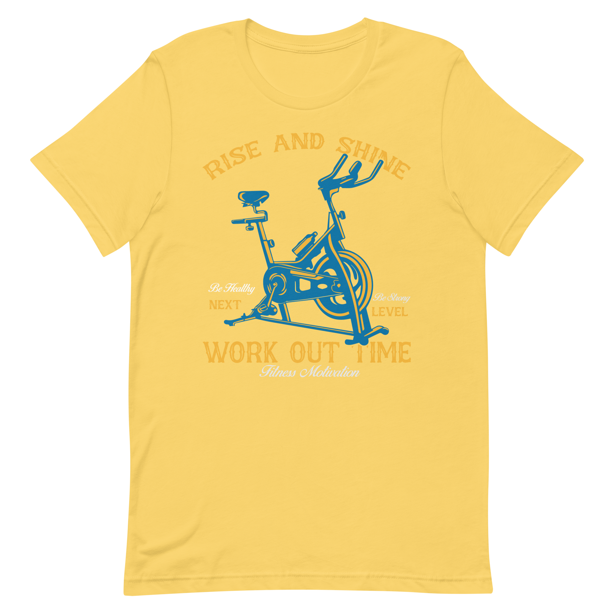 Rise and Shine Workout Time Unisex T-Shirt - Salutaris Health and Fitness