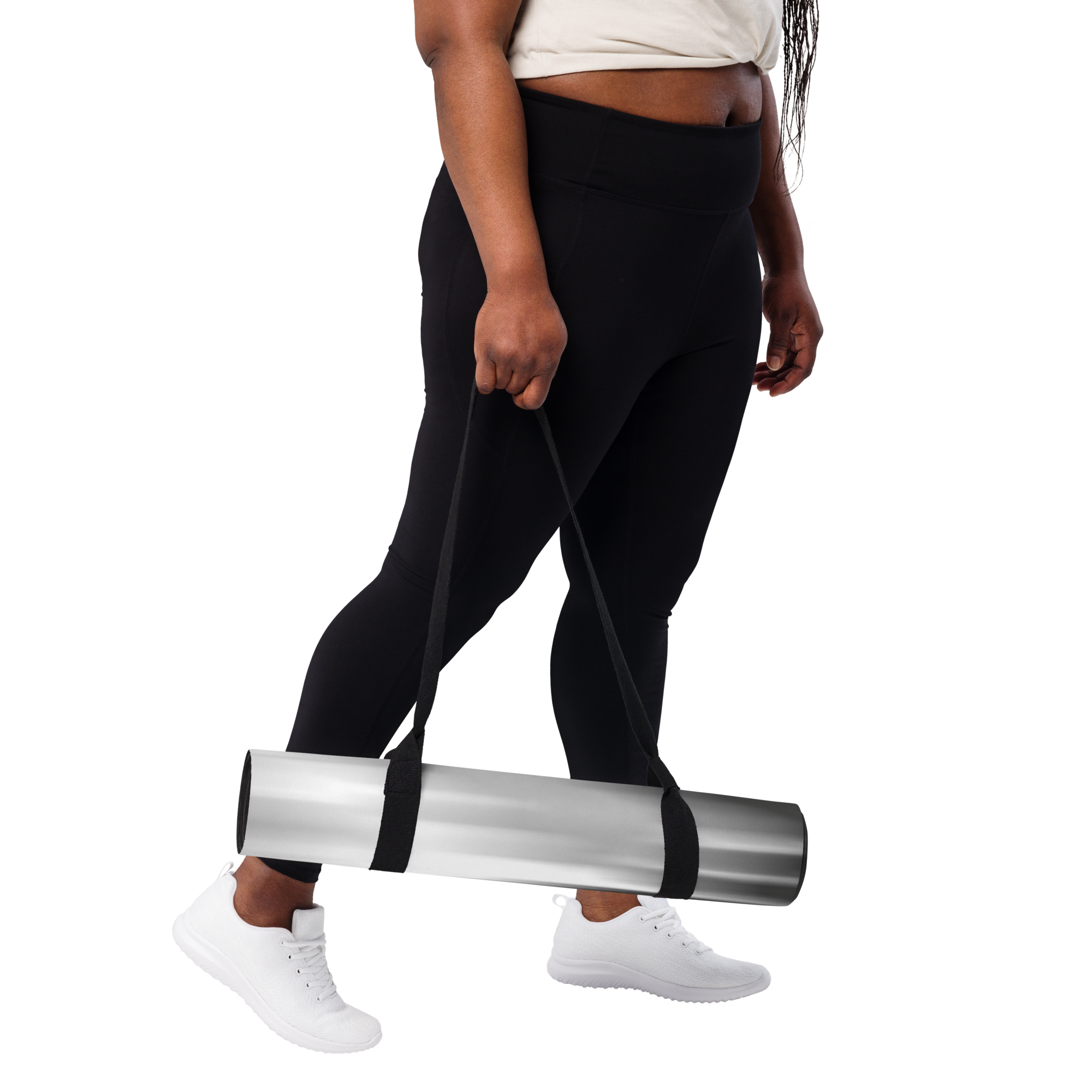 Blurry Glitch Yoga Mat - Salutaris Health and Fitness