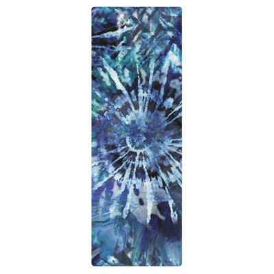 Blue Tie Dye Yoga Mat