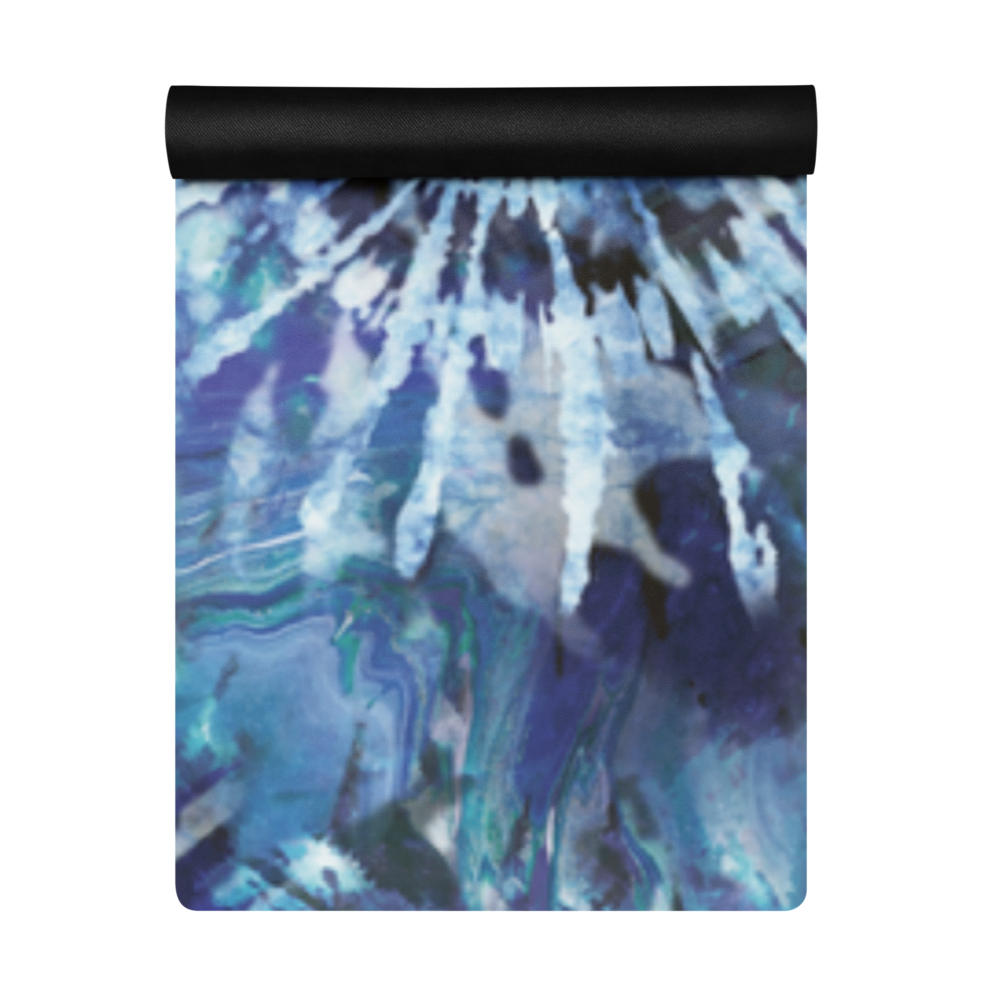 Blue Tie Dye Yoga Mat - Salutaris Health and Fitness