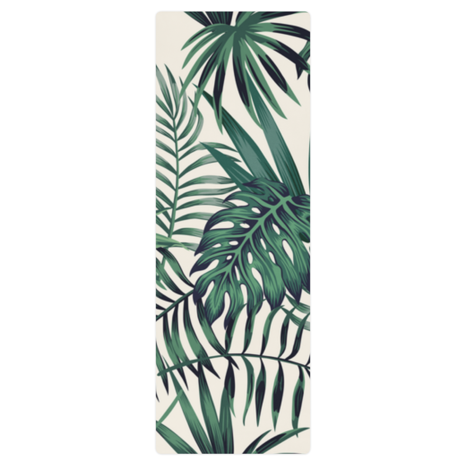 Tropical Leaves Yoga Mat