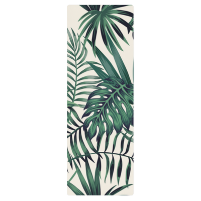 Tropical Leaves Yoga Mat