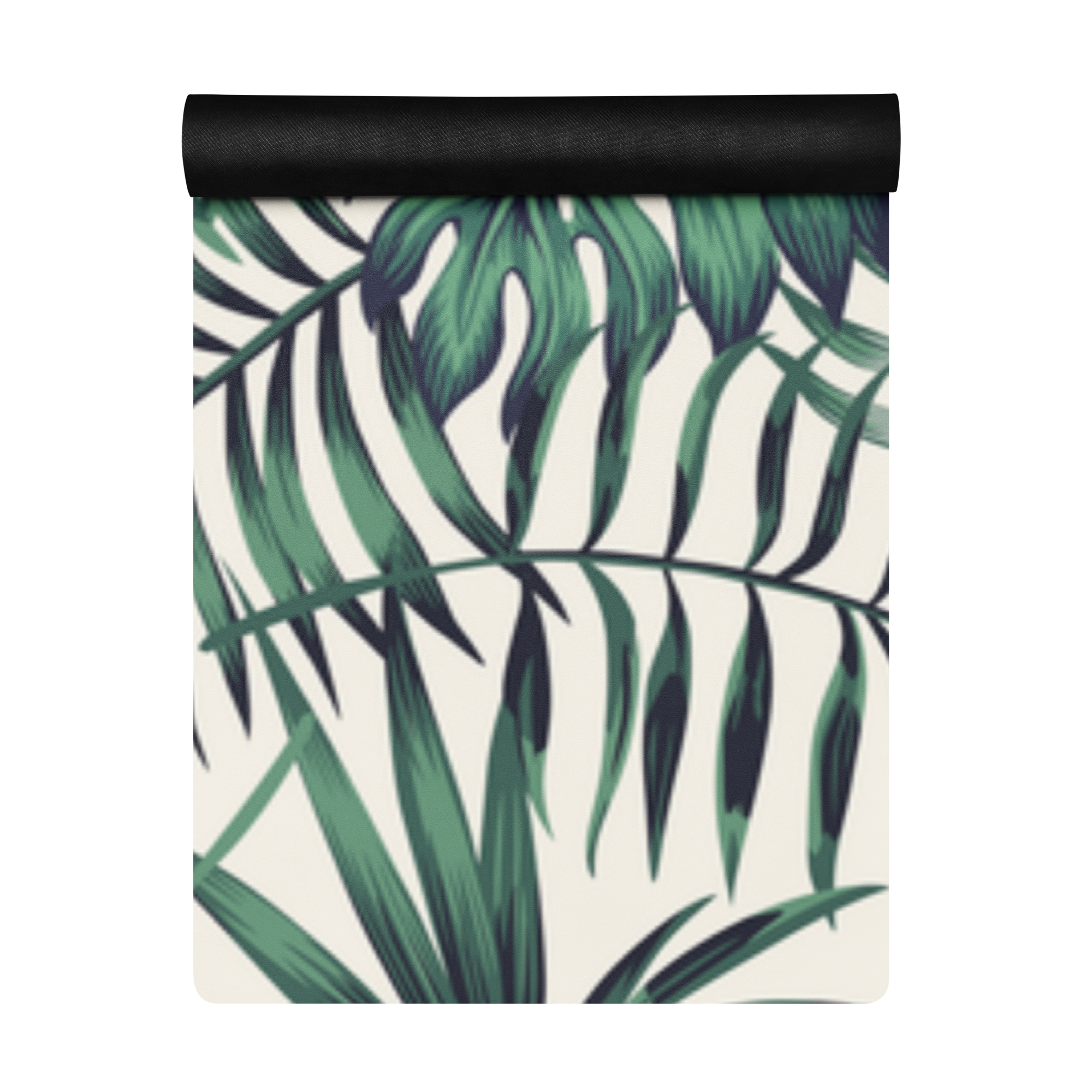 Tropical Leaves Yoga Mat - Salutaris Health and Fitness
