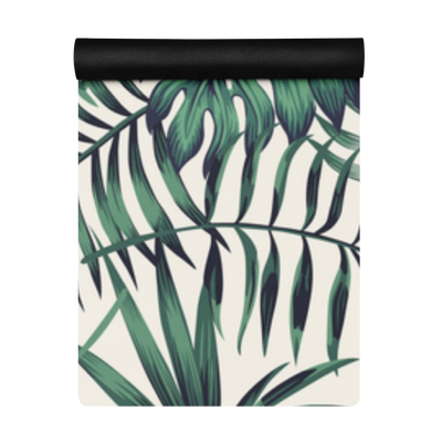 Tropical Leaves Yoga Mat