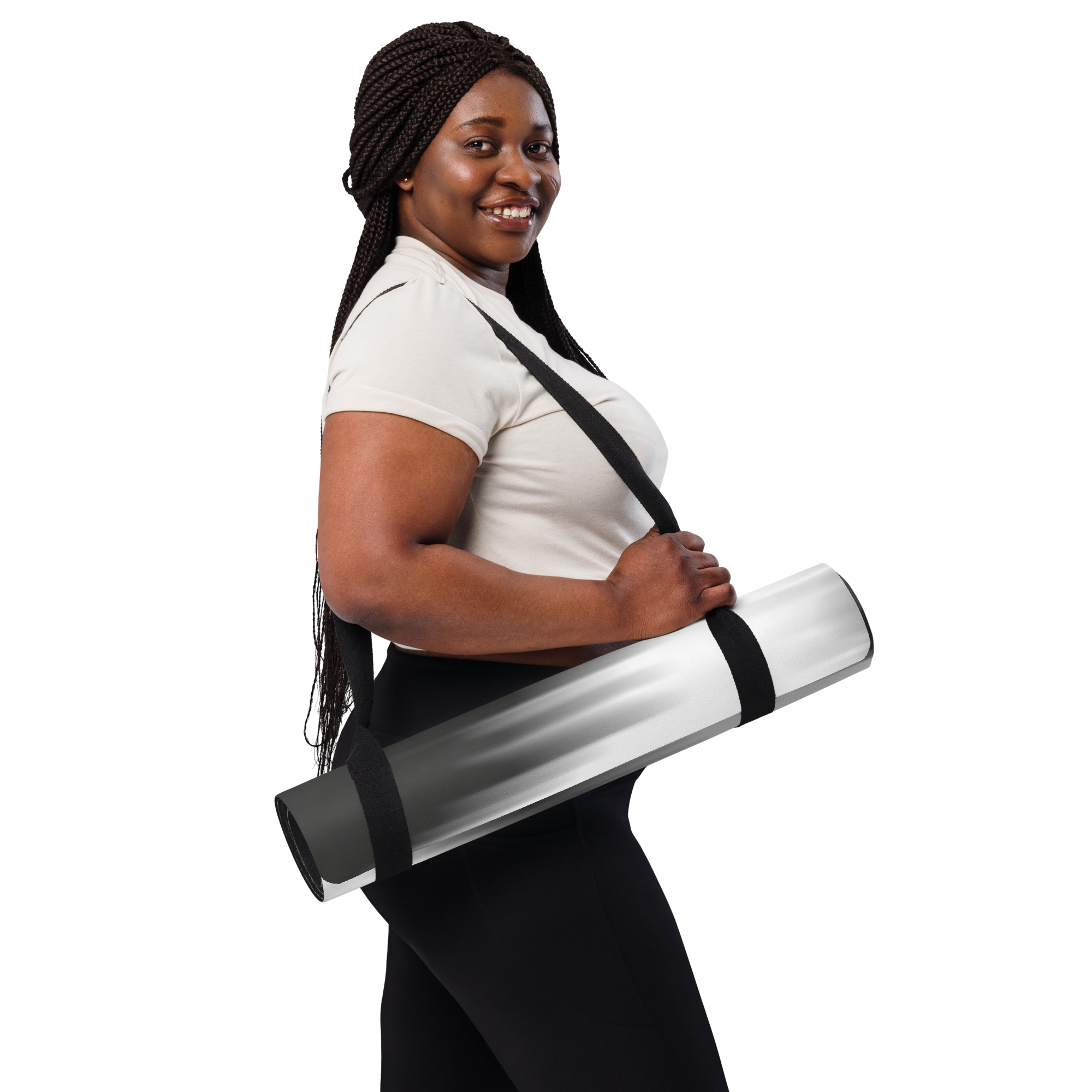 Blurry Glitch Yoga Mat - Salutaris Health and Fitness