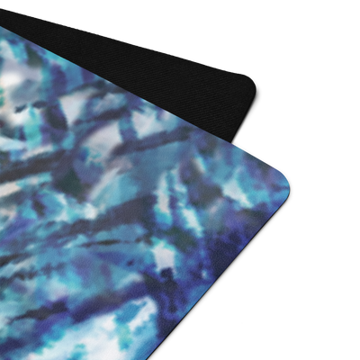 Blue Tie Dye Yoga Mat